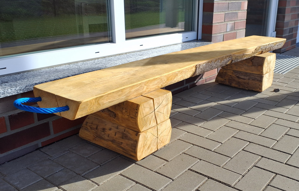Gartenbank Rustika ohne Lehne 1,40 m
